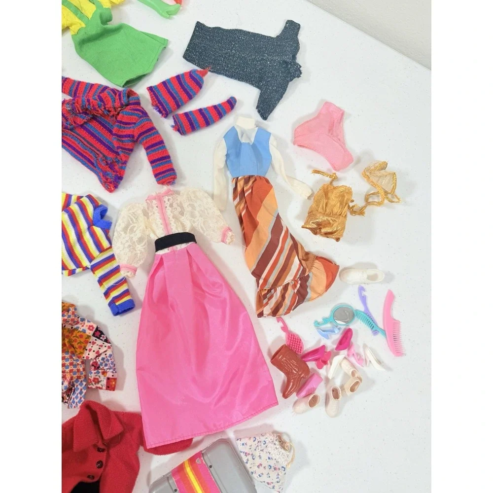 Vintage Barbie Clothing Lot Pieces Fashion Outfits Sailor, Gold Dreams, Plaid